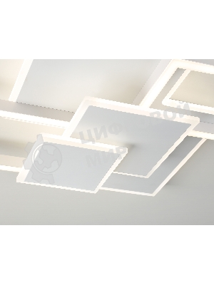 Потолочный светодиодный светильник Ambrella light FA1031/5 WH белый 95W 3000K-6400K 705*500*95 (ПДУ ИК)