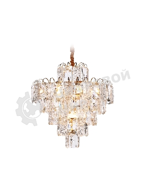 Светильник Ambrella light TR5233/12 SGD/CL/FR золото/прозрачный/белый матовый E27*12 max 40W D600*610