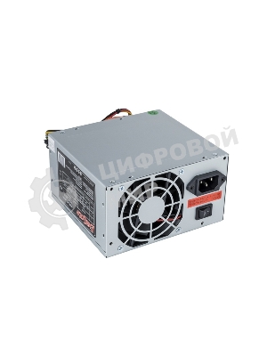 Блок питания ExeGate AB500 (EX219185RUS-S), 500Вт, 80мм, серебряный