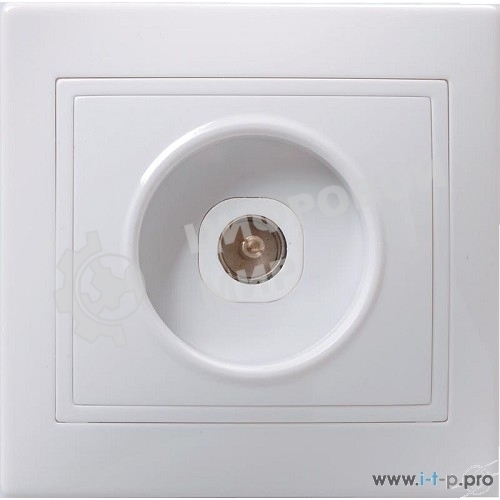 Розетка Iek EAK10-K01-DM РТВ10-КБ 1местн. телевиз. КВАРТА (белый)