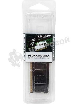 Оперативная память Patriot Signature, DDR4, 16GB (1x16 GB), 2666 MHz, CL19, SO-DIMM