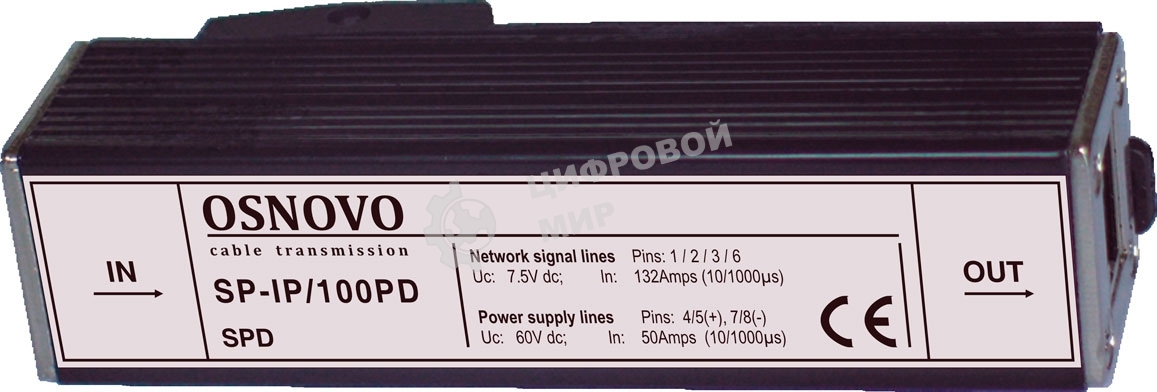 Грозозащита Osnovo SP-IP/100PD