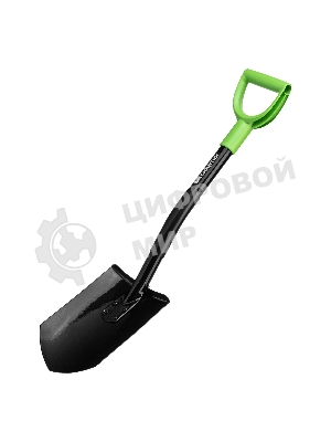 Лопата штыковая Сибртех укороченная, металлический черенок