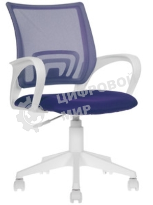 Кресло Бюрократ CH-W695NLT TW-05N TW-10N темно-синий, сетка/ткань, 120 кг, механизм качания