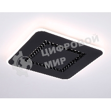 Светильник Ambrella light FL51419 BK черный 3000K/4200K/6400K 68W 488*488*40 (ПДУ ИК)