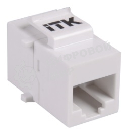 Проходной адаптер cat.5e UTP, RJ45-RJ45, тип Keystone Jack CS7-1C5EU ITK