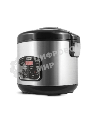 Мультиварка Centek CT-1490 (сталь)скороварка,1000Вт; 5.0л, 8 программ, ненагр крышка, а/п покр(4)