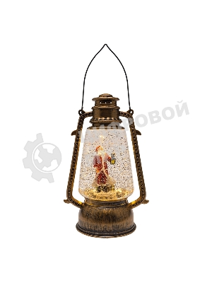 Декоративный фонарь Neon-night с эффектом снегопада и подсветкой 