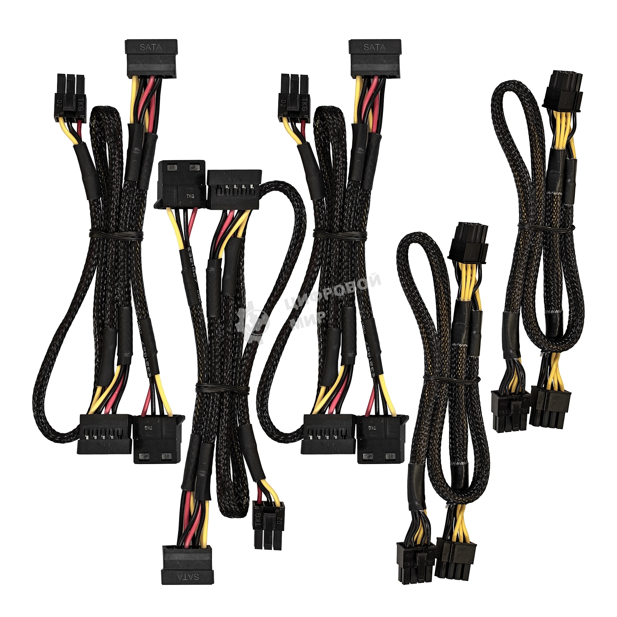 Блок питания ExeGate Gaming Standard 1200PGS RTL (EX285977RUS), 1200Вт, 140мм, модульный, черный