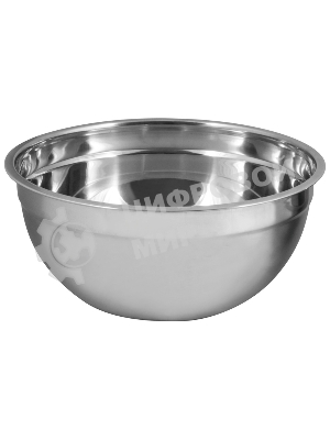 Миска из нерж стали, модель BOWL-RING-26, р-р 26x12 см, объем - 4 л, тм Mallony