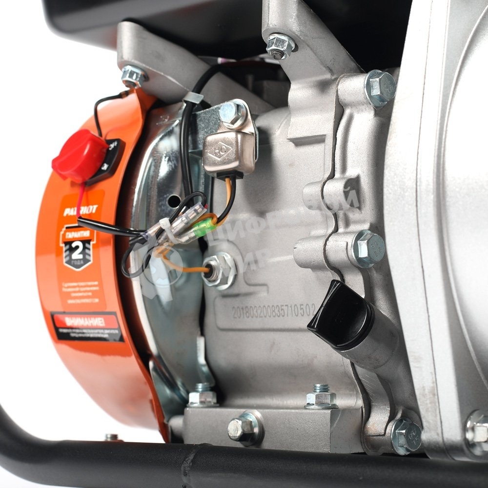 Мотопомпа Patriot MP 3060 S 335101430 Двиг. 4-т, АИ-92, 196сс, 6.5 л.с., самовсас., макс.производит.60 м/ч (1000 л/м), макс.глуб.всас.8 м., макс.нап.30 м., диам.патруб.3