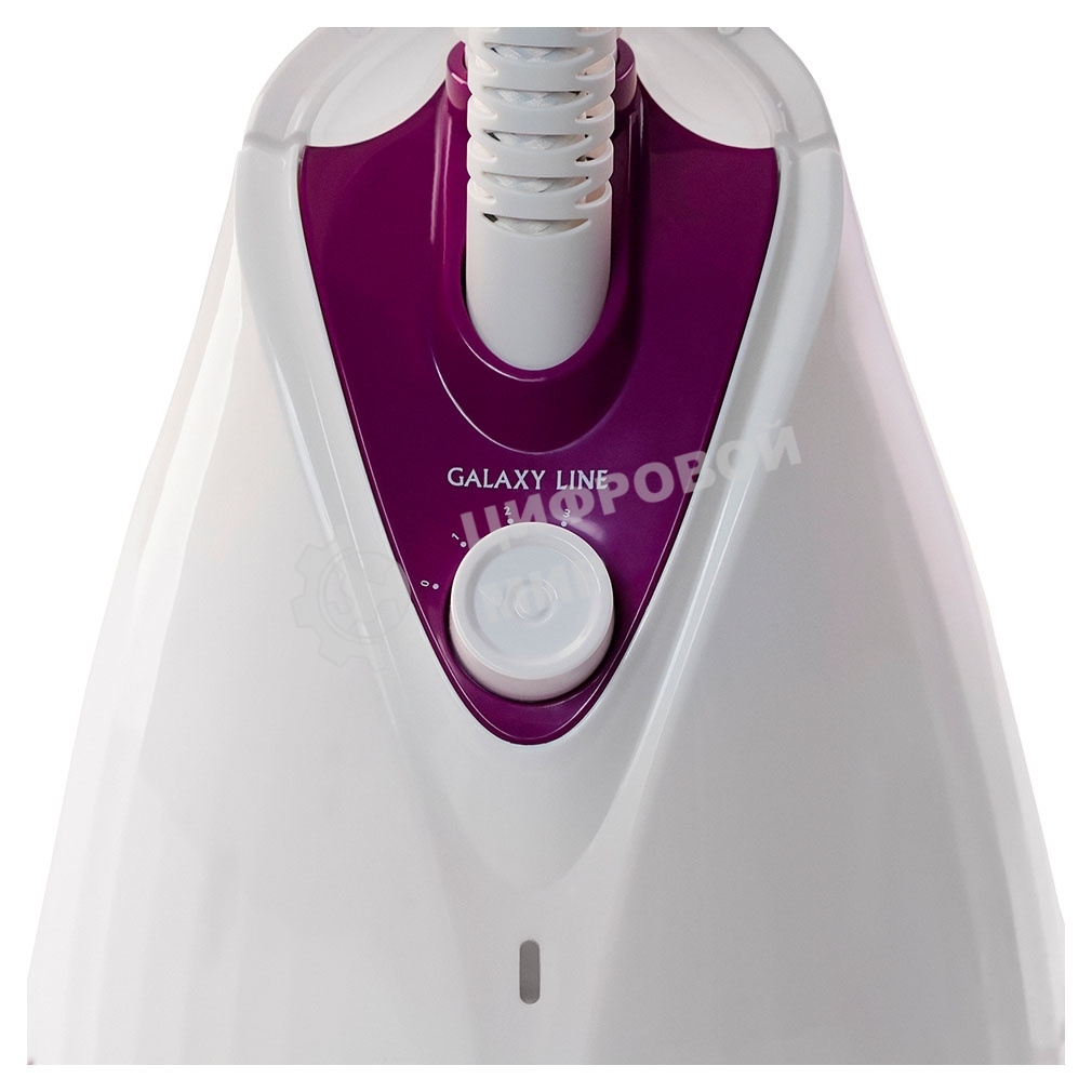 Отпариватель Galaxy Line GL 6211 белый/фиолетовый, 2000 Вт, 40 г/мин, 1,7 л