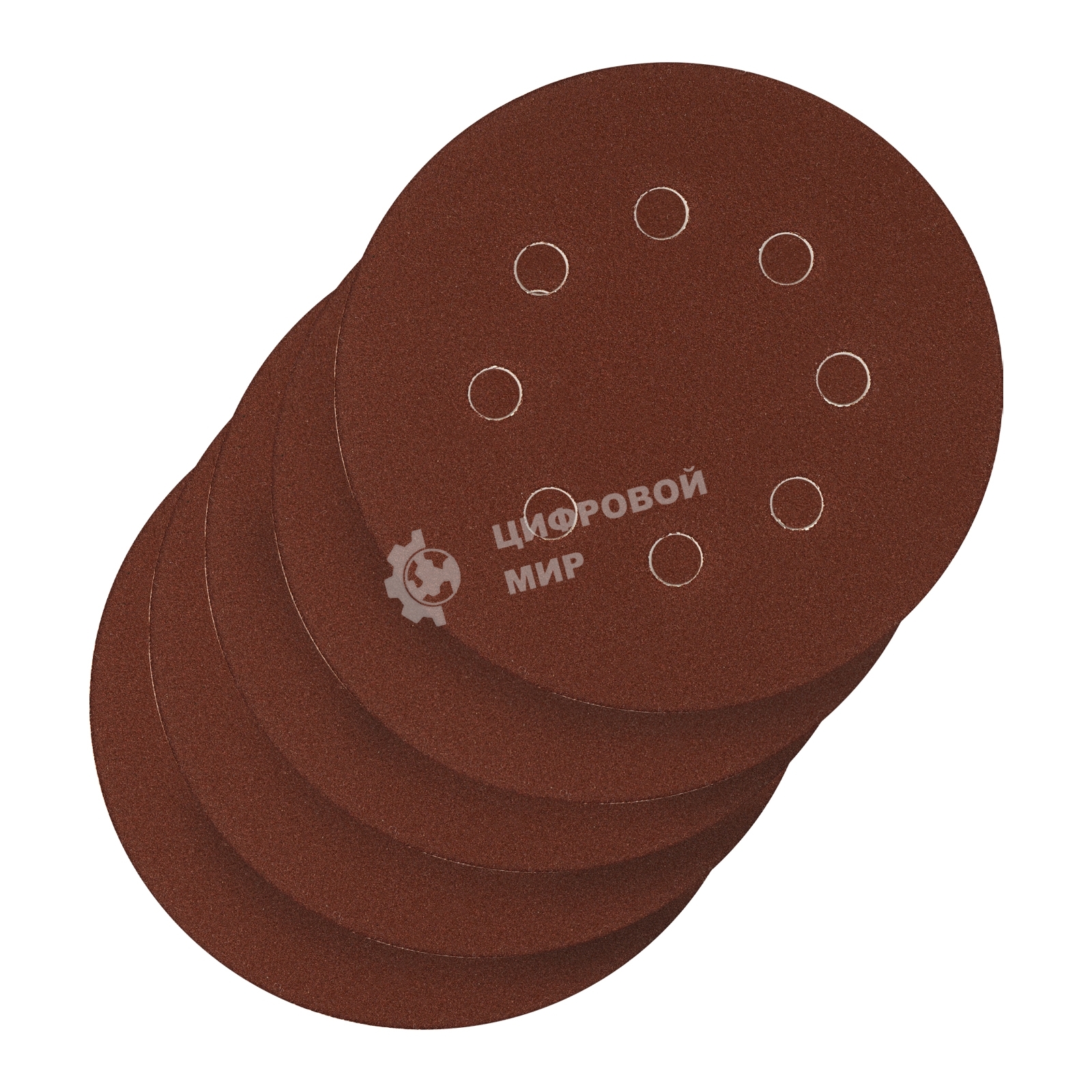 Круг абразивный Сибртех на ворсовой подложке под 