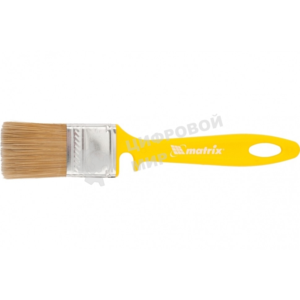Кисть флейцевая для лаков, 35х10 мм, искусственная щетина, пластиковая рукоятка Matrix
