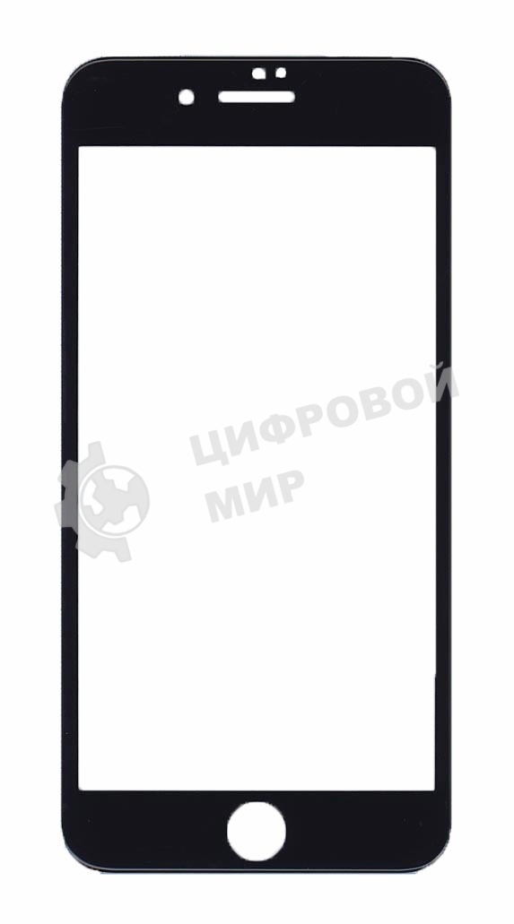 Защитное стекло 4D для Apple iPhone 7/8 Plus черный