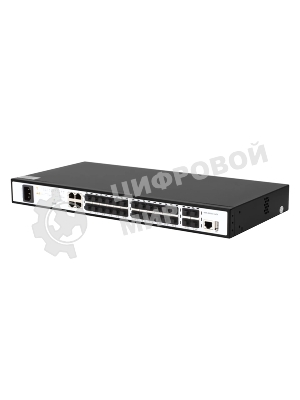 Коммутатор управляемый SNR 2+, 20 портов 100/1000Base-X SFP, 4 порта Combo 10/100/1000Base-T100/1000Base-X SFP, 4 порта 1/10G SFP+, встроенный БП ~220V AC