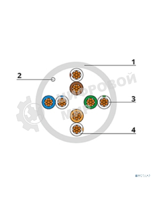 Кабель Cabeus UTP-4P-Cat.5e-PATCH-GY Кабель витая пара UTP (U/UTP), категория 5e, 4 пары, 7x0.20мм (24 AWG), многожильный (patсh), серый (305 м)