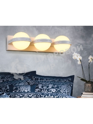 Настенный светильник FW557/3 SWH белый песок LED 3000K 15W 370*80*138