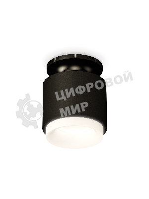Светильник Ambrella Light XS7511064 SBK/PBK/FR черный песок/черный полированный/белый матовый MR16 GU5.3 (N7926, C7511, N7165)