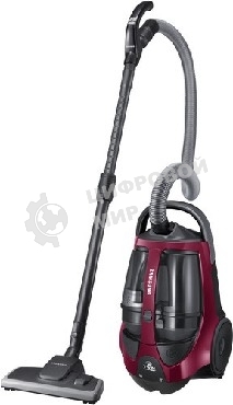 Пылесос Samsung VCC885FH3P красный, 430/2200 Вт, уборка сухая, пылесборник двойная камера 2л