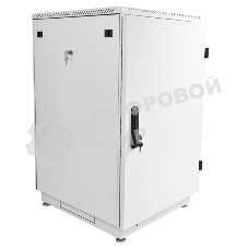 Шкаф телекоммуникационный напольный 18U (600x800) дверь металл (2 места)