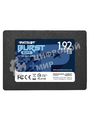 Накопитель SSD Patriot Burst Elite, 1.92Tb, SATA, 2.5