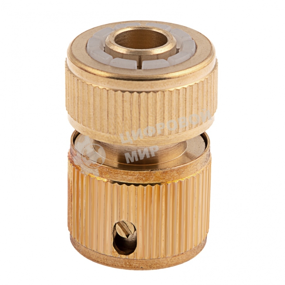 Соединитель латунный быстросъемный для шланга Palisad 1/2