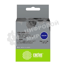 Картридж ленточный Cactus CS-LK5WBN черный шрифт, белый фон (18 мм, 9 м) для Epson LW300/LW400/LW700/LW600P/LW1000P