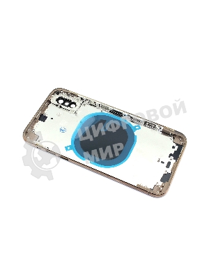 Задняя крышка (корпус) в сборе с рамкой для Apple iPhone Xs gold