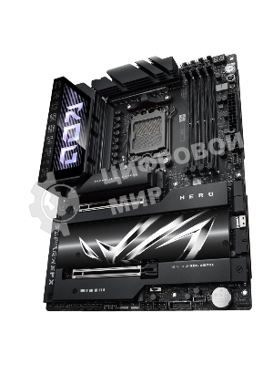Материнская плата ASUS ROG CROSSHAIR X870E HERO, AM5, AMD X870E, 4xDDR5, 4xSATA, 5xM.2, 2xPCI-E 5.0 x16, 1xHDMI, 2xUSB-C (видео), 2x 5Gb LAN, 6xUSB-A 3.2 Gen 2, 2xUSB-C 3.2 Gen 2, 2xUSB4, 2x3.5 мм, 7.1, ATX