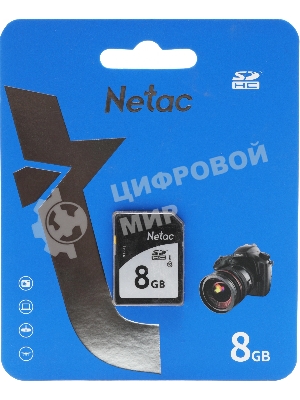 Флеш карта SDHC 8Gb Netac P600 NT02P600STN-008G-R