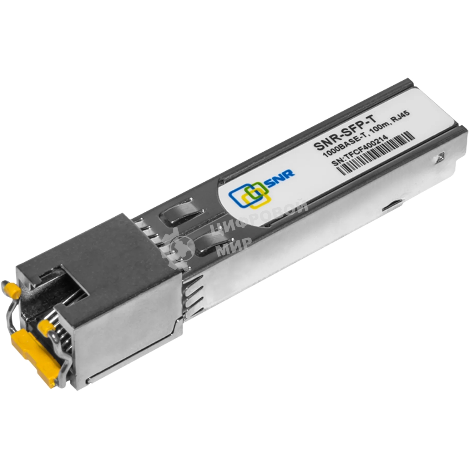 Модуль SNR Оптический модуль SFP-T, 10/100/1000Base-T (1 GbE), UTP, RJ45, up to 100m