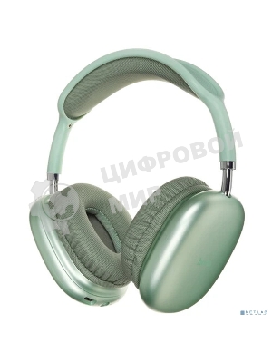 Беспроводные/проводные наушники Hoco W35 Air зеленый, полноразмерные, Bluetooth + проводной, до 45 ч.