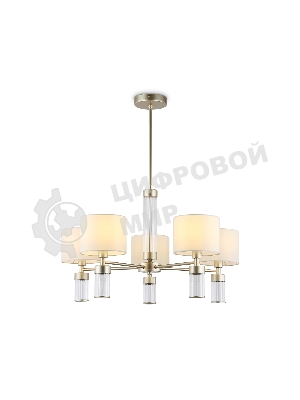 Люстра Ambrella light LH71301/5 CGD/WH золото/белый E14/5 max 40W D680*740