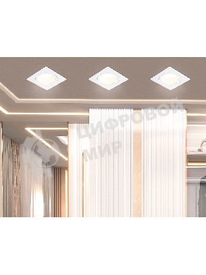 Встраиваемый точечный светильник Ambrella light TN102826 WH/WH белый/белый GU5.3 92*92*50