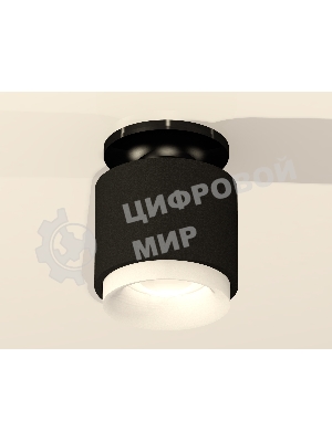 Светильник Ambrella Light XS7511064 SBK/PBK/FR черный песок/черный полированный/белый матовый MR16 GU5.3 (N7926, C7511, N7165)