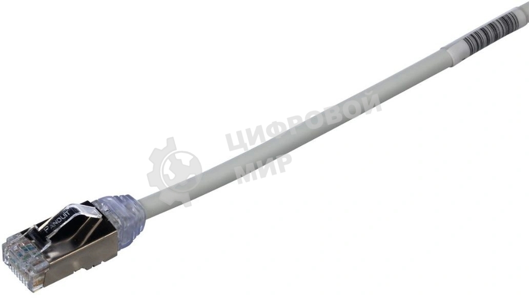 Патч-корд Panduit STP28X7MIG F/UTP вилка RJ-45-вилка RJ-45 кат.6А 7м серый CM/LSZH
