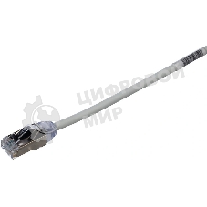 Патч-корд Panduit STP28X7MIG F/UTP вилка RJ-45-вилка RJ-45 кат.6А 7м серый CM/LSZH