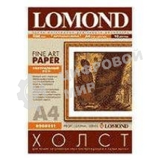 Холст Lomond 0908411 A4/300г/м2/10л./белый матовое лен для струйной печати