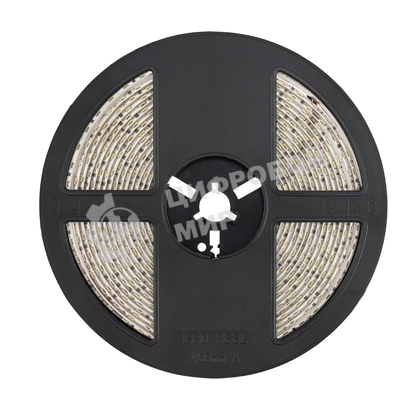Лента светодиодная силикон, 8 мм, IP65, SMD 2835, 120 LED/m, 12 V, цвет свечения белый