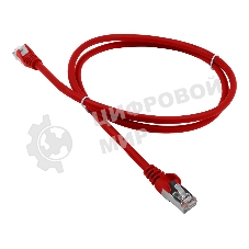Патч-корд LANMASTER LSZH FTP cat.5e, 3.0 м, красный
