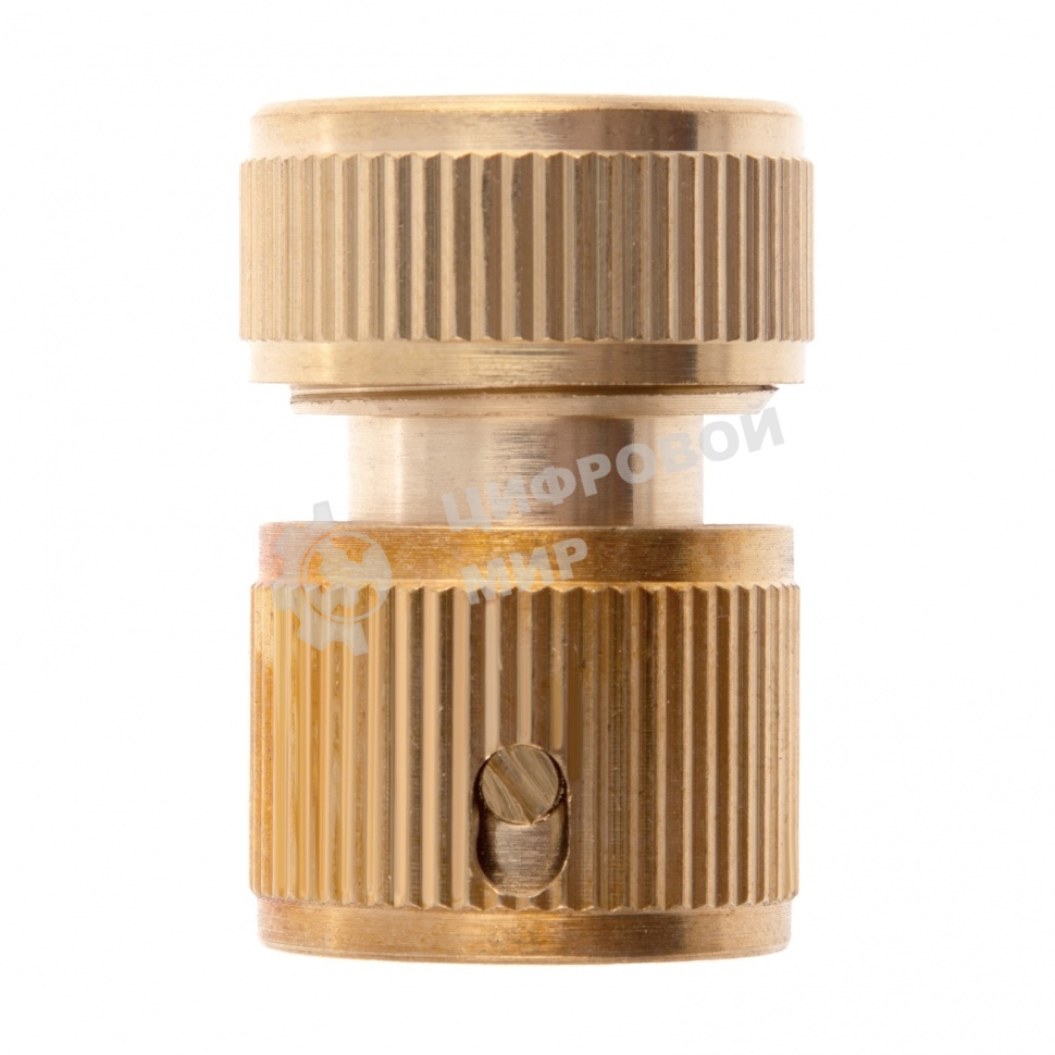 Соединитель латунный быстросъемный для шланга Palisad 1/2