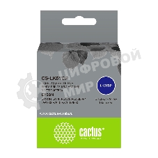Картридж ленточный Cactus CS-LK5YBP черный, 18мм, 9м для Epson LW400/LW700/LW600P/LW1000P/K400/Z700/Z900