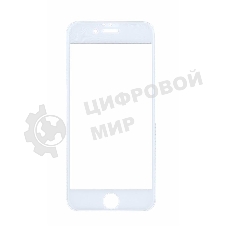 Защитное стекло 4D для Apple iPhone 6/6S белый