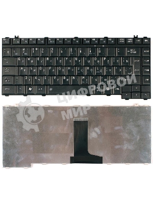 Клавиатура для ноутбука Toshiba Satellite A300 M300 L300 M500 M505 черная матовая