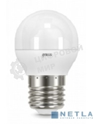 Лампа светодиодная Gauss LED Шар E27 6.5W 520lm 3000K 1/10/50
