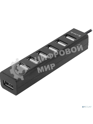 USB-концентратор Defender Quadro Swift, USB 2.0, USB 7 портов, USB