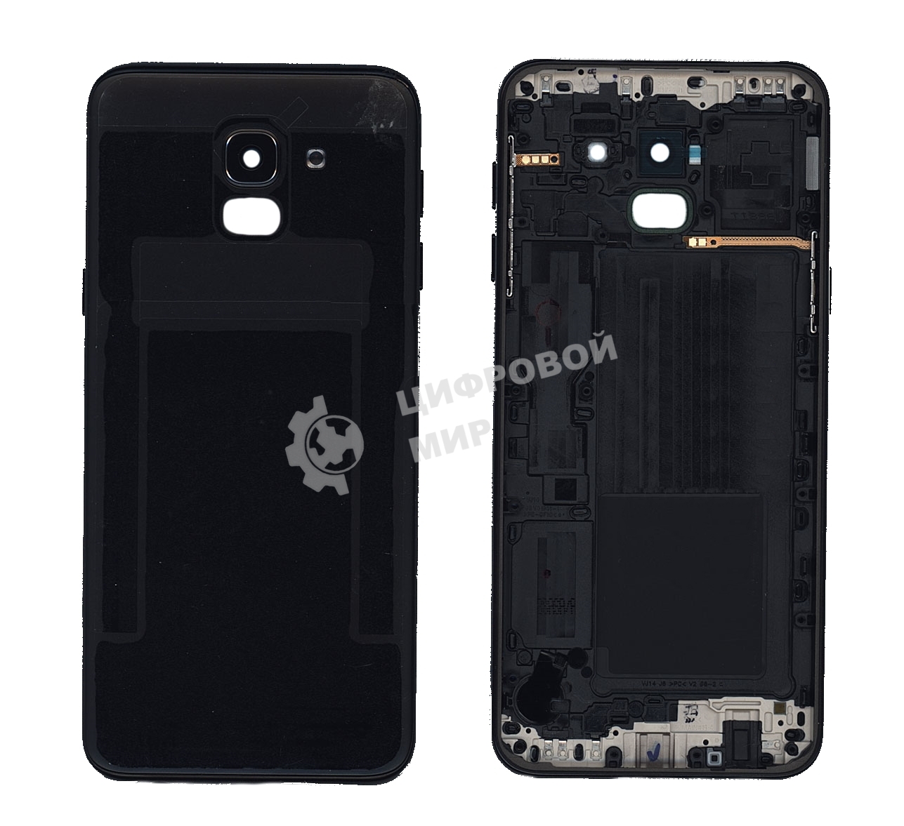 Задняя крышка для Samsung Galaxy J6 2018 SM-J600F черный