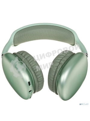 Беспроводные/проводные наушники Hoco W35 Air зеленый, полноразмерные, Bluetooth + проводной, до 45 ч.