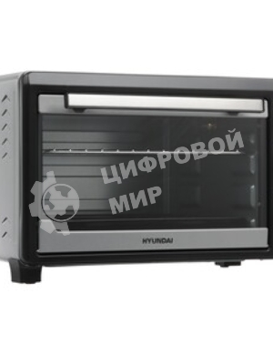 Мини-печь Hyundai MIO-HY072 23 л, 1500 Вт, серебристый/черный